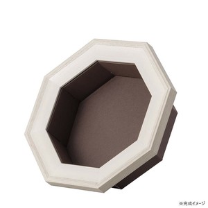 カザロ フレーム+紙BOX ロイヤル 八角 パステルホワイト 36P005P0405