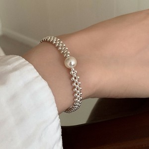 韓国　ブレスレット レディース　ブレスレット シルバー925　メッキ ブレスレット シルバー