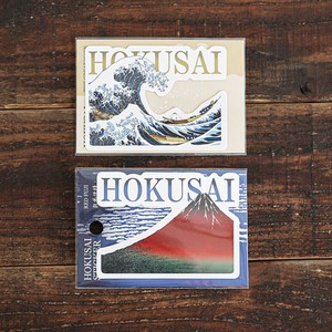【表現社】ステッカー 葛飾北斎 凱風快晴&神奈川沖浪裏 日本のお土産 インバウンド 富士山