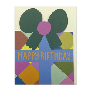ラズベリーブロッサム ミニグリーティングカード　Happy Birthday Die-Cut Present【イギリス製】