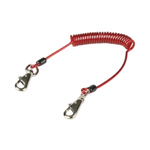 コイル状ストラップ シングルアクション  最大荷重0.75kg