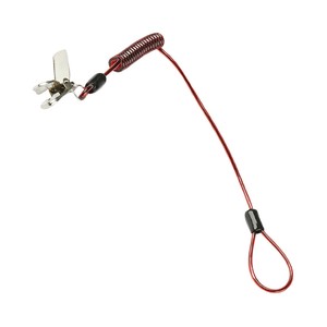 コイル状ハードハットストラップ  最大荷重0.5kg