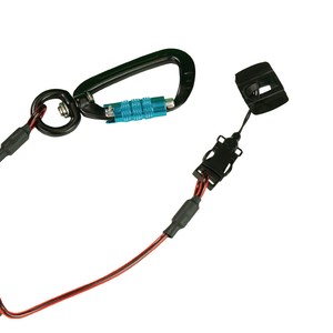 コイル状Eストラップ ポリクリップ付 最大荷重0.5kg