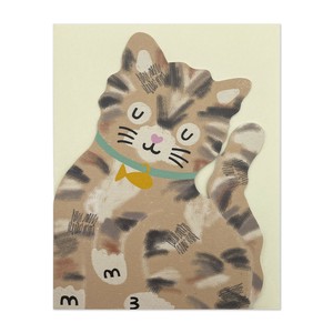 ラズベリーブロッサム ミニグリーティングカード　Tabby Kitten【イギリス製】