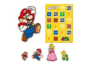 スーパーマリオ　デコレーションステッカー（マリオ）
