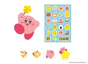 星のカービィ　デコレーションステッカー（カービィ＆スターロッド）