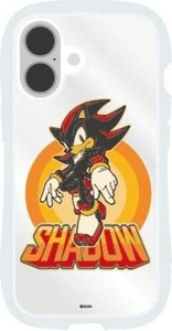 ソニック・ザ・ヘッジホッグiPhone16対応 クリスタルクリアケースシャドウ SS-01B