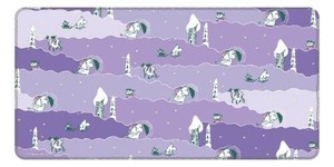 ムーミン  SNOWY WAY HOME デスクマットパープル MMN-277PU