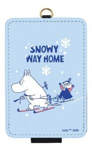 ムーミン  SNOWY WAY HOME ICカードケースブルー MMN-276BL