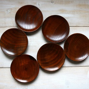 シンプルで自然杢の木皿☆【手のひらサイズ・特価品】wood plate /銘々小皿 スリ漆