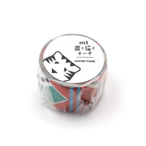 【カモ井加工紙】mt 書く描くテープ　PAPIER TIGRE 　ETIQUETTE　/  マスキングテープ