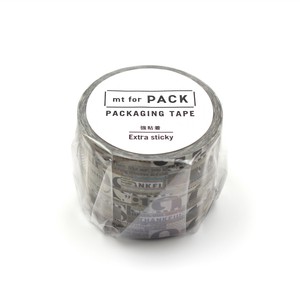 【カモ井加工紙】mt for PACK　英字新聞コラージュ　強粘着