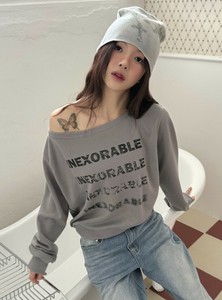 Sweatshirt Off-The-Shoulder [A/W NEW]