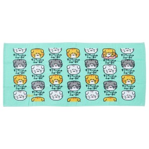 【フェイスタオル】おえかきさん プリントロングタオル すこてぃっしゅふぉーるどさん
