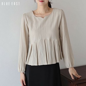 2025年新商品 衬衫 百褶/褶裥 衬衫