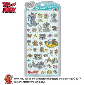 ■2025AW　先行予約■　トムとジェリー　うるちゅるポップシール