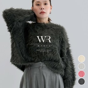 【2025/AW/新作】〈トップス〉思わず触れたくなる、ふわふわの愛らしさ◎長毛フェザーPO