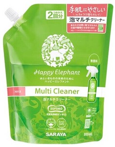 サラヤ ハッピーエレファント 泡マルチクリーナー 詰替用（800mL）
