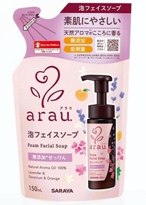 サラヤ アラウ. 泡フェイスソープ 詰替用（150mL）