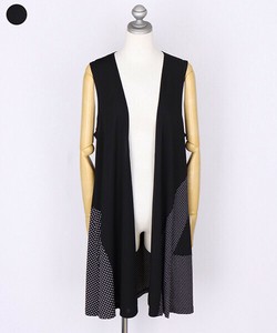 Vest Tunic Sleeveless Switching [2025 NEW]