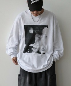 【2025春夏新作】レイニーキューブプリント長袖Tシャツ