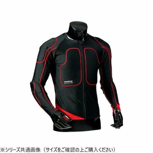 SDW-3059A プロテクターインナージャケット サマー (吸水速乾・抗菌) ブラック/レッド XL SDW3059A-XL