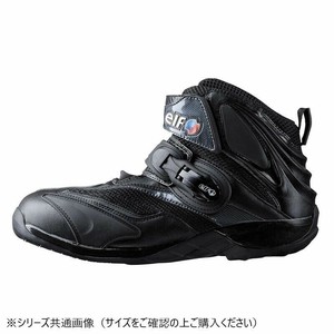 elf エルフ モーターサイクルシューズ シンテーゼ 15 ブラック 24.5cm 4191245　EL015