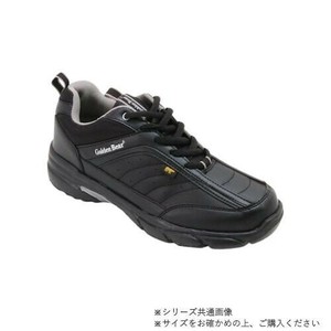 ニチマン ゴールデンベア　メンス軽量幅広3EレースアップスニーカーGB110 ブラック　24.5cm