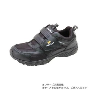 ニチマン ゴールデンベア　メンス軽量幅広3E面ファスナーベルトスニーカーGB109 ブラック　26.0cm