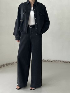 Denim Full-Length Pant black [A/W NEW]