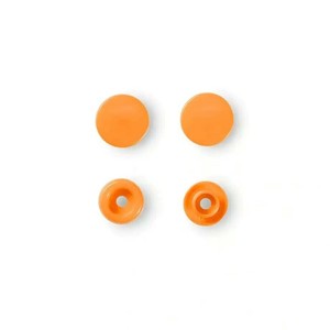 ミササ カラースナップ 12.4mm 30組(単色) オレンジ 393140