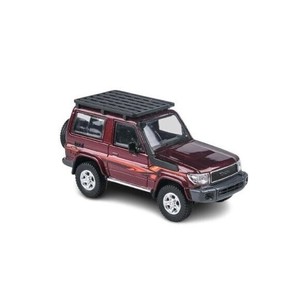 JADI B トヨタ ランドクルーザー 71 14 レッド RHD ルーフラック付 1/64スケール PA65565
