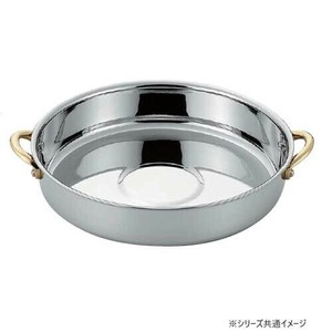 MARUTAMA 玉虎堂 両手ステンレススキヤキ鍋 17cm　473