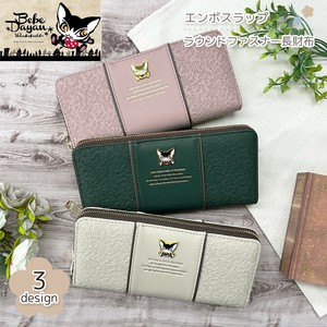 【予約販売9/中旬入荷】ベベダヤン 【エンボスラップ】 ラウンドファスナー長財布