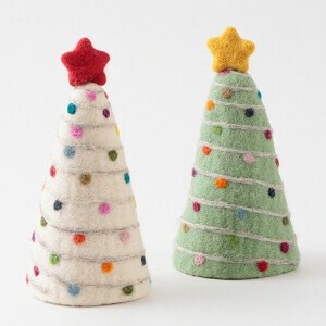 フェルトオブジェ クリスマスツリー M16-2849 ☆フェアトレード