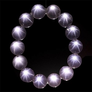 Gemstone Bracelet Rose Quartz 14.8mm