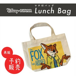 【再販】【予約販売】(11月入荷予定)ミニトートバッグ "ディズニー"（マチ付コットンバッグ）