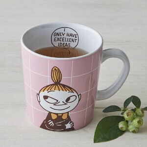 「ムーミン アラビア 」  ムーミンPOP マグカップ 約280ml リトルミイ(チェック) 【国内正規品】