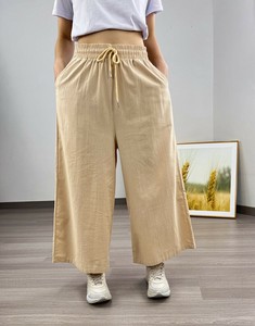 ワイドパンツ  春夏  快適  無地  ゆったり  レディース ファッショ  WCMA655