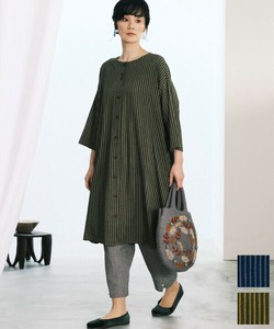 Casual Dress Stripe Shirt Dress