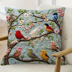 枕カバー    枕  プリント 鳥    寝具   インテリア   ファッション   WXB616