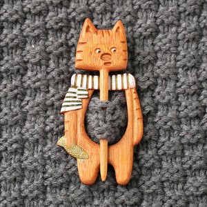 ブローチ 可愛い  動物  セーター固定ボタン ファッション   A3#  WXB626