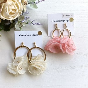 Pierced Earrings Gold Post