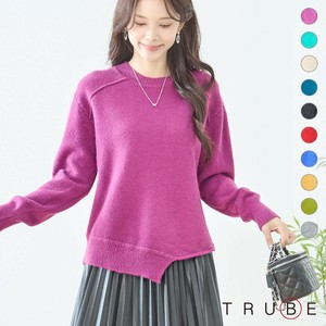 【2025新作】【M~L】アシンメトリーヘムニットトップス(N15-199) (5号店) FM5