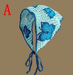 三角ヒジャブ レース 髪飾  レディース アクセサリー DYLA988