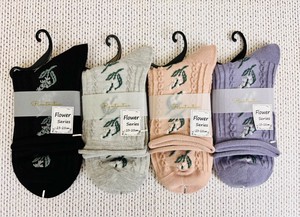 Crew Socks Float Flower Suzuran Limited [A/W NEW]