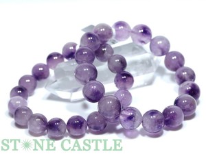 ☆高品質☆【ブレスレット】ラベンダースーパーセブン (3A) (約12〜12.5mm) 【天然石 パワーストーン】