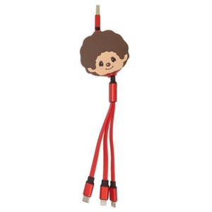 （取り寄せ品）モンチッチ マルチ充電ケーブル モンチッチくん