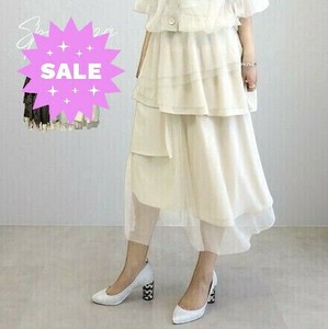 【WEB限定特別価格！】チュールティアードスカート
