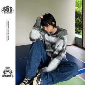 P23034 2025秋新作 メンズ セーター ルーズフィット 長袖 デザイン ヴィンテージ スクール風 男女通用